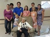great grandkids
100th birthday