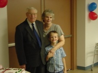 Grandad's 90th birthday party with Mary and Joseph